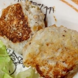 マクロビ★豆腐とレンコンのハンバーグ